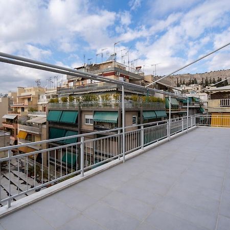 Athens Hideout Apt, Big Rooftop With City View Apartment Exterior photo