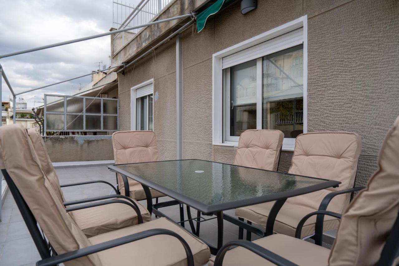 Athens Hideout Apt, Big Rooftop With City View Apartment Exterior photo